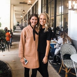 Blush Madewell zip up coat